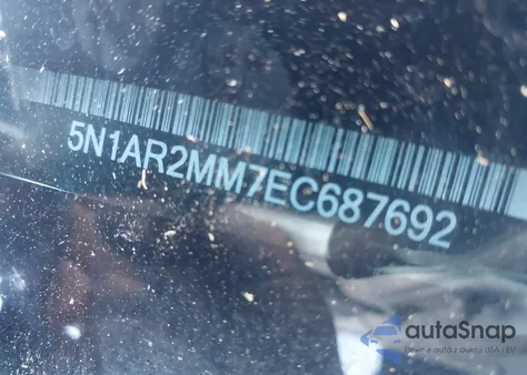 2014 Nissan Pathfinder Sl z USA, uszkodzony, nr VIN 5N1AR2MM7EC687692